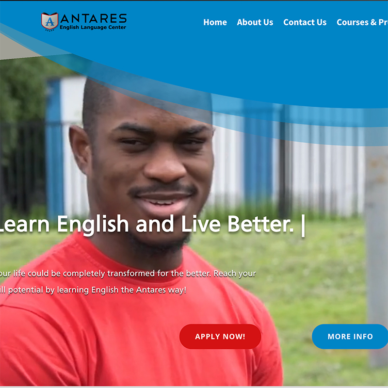 Antares English Learning Website